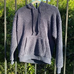 american eagle sherpa hoodie